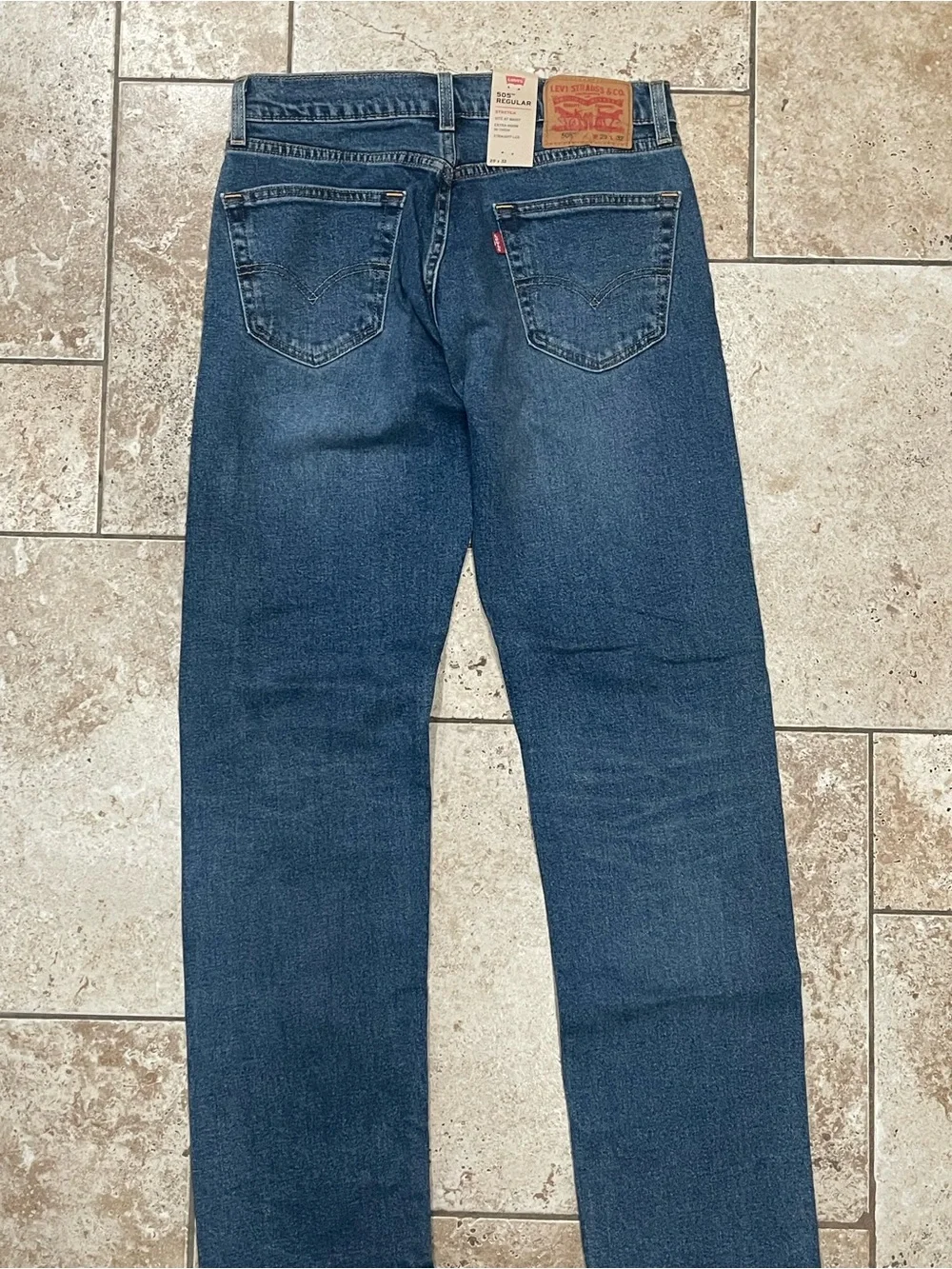 NWT Mens Levi’s 505 Straight Leg Reg 29x32 Jeans